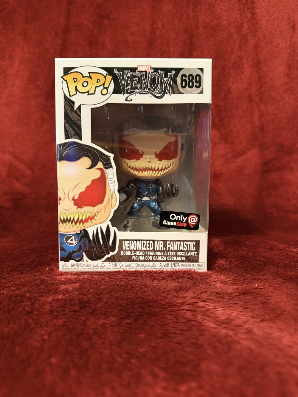 ✨️EXCLUSIVE✨️ Funko Pop! Venomized Mr. Fantastic #689 - Blue and Red